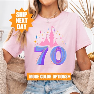 Disneyland 70th Anniversary Shirt, 70 Years of Magic Shirt, Disney Family Vacation Shirt, Disney Family Matching Shirt, Disney Mickey Shirt