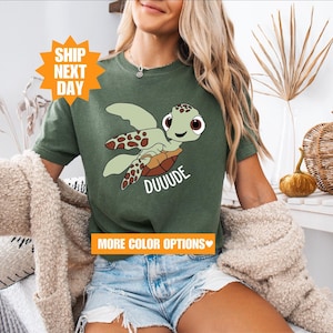 Comfort Colors® Squirt Shirt, Finding Nemo Shirt, Disney Pixar Kids Shirt, Disney Finding Dory Shirt, Disney Shirt, Finding Nemo Crush Shirt