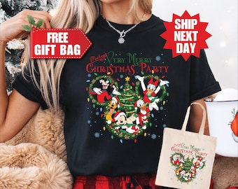 Mickey’s Very Merry Christmas Party Shirt, Mickey's Very Merry Christmas Sweatshirt, Mickey & Friends Christmas Shirt, Disney Christmas Tee
