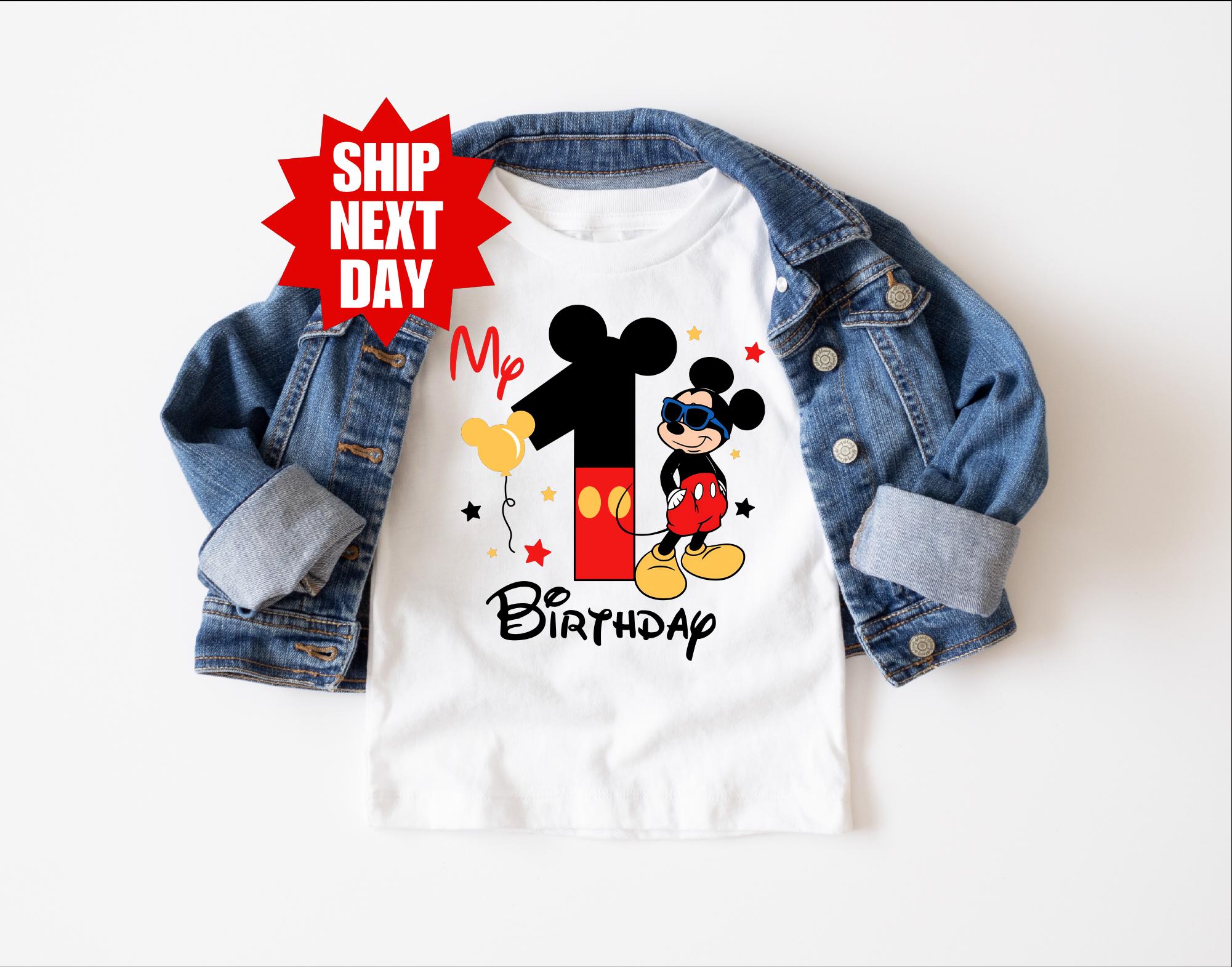 Mickey Mouse 1st Birthday Outfit - Etsy