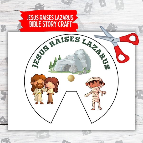 Sunday School Craft for Lazarus Etsy