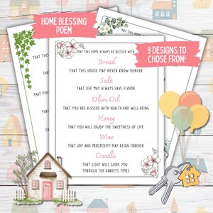 Huiszegeningsgedicht, housewarmingcadeaukaart nieuwe huiseigenaar housewarming, makelaar sluiten voedselcadeaumand housewarmingkaart, housewarmingkaart nieuwe huiszegening, nieuwe huiszegenkaart