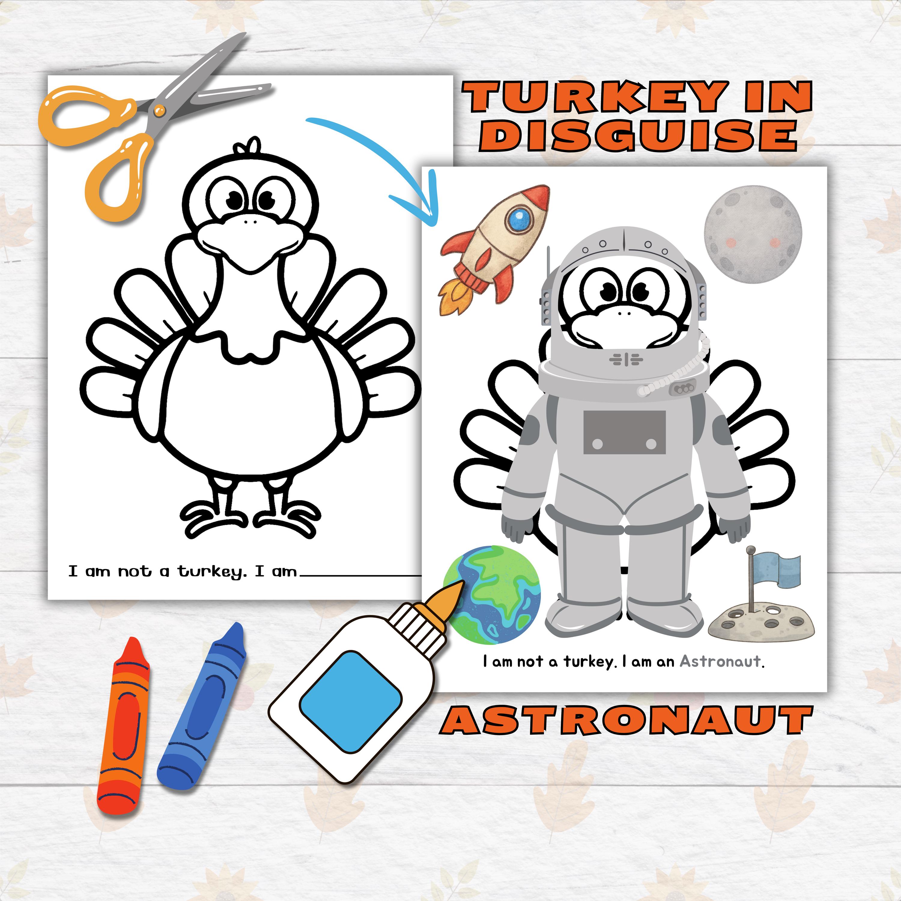 disguise a turkey thanksgiving printable craft for kids and