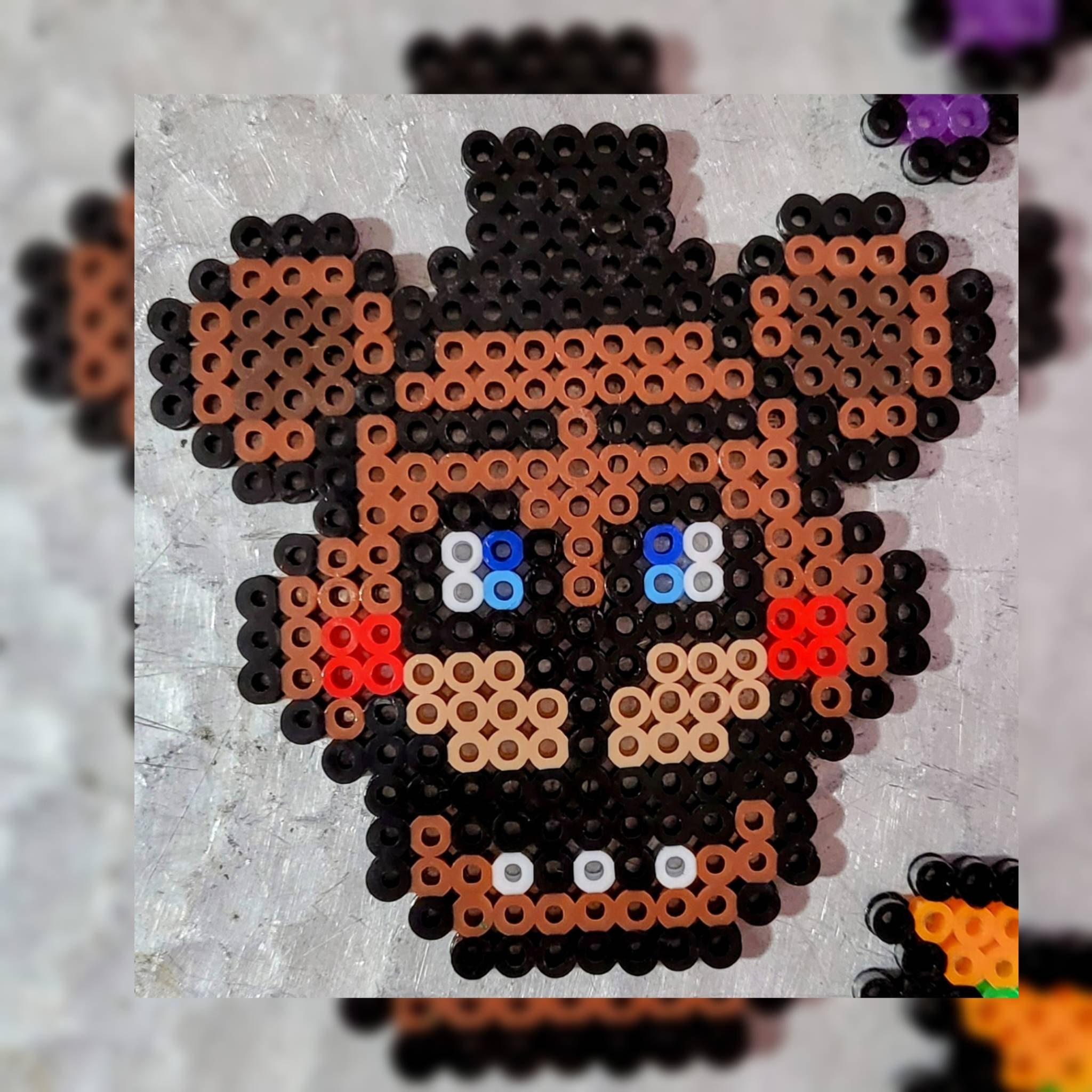 Fredbear Fnaf Perler Bead Pattern, Bead Sprites