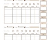 Printable Workout Log Fitness Tracker Goal Planner My Goals Organization System Effective Planning Productivity Tool Gym Journal Weight
