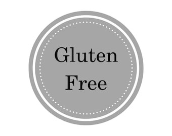 Gluten Free Sticker Template Printable Label Kitchen Jar Storage Container Tag Celiac Safe Food Identifier Allergy Digital Download Pantry
