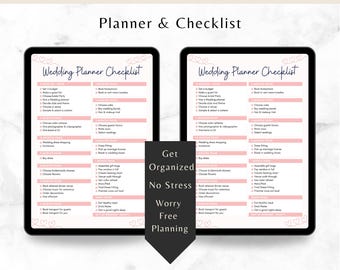 Wedding Planning Guide Bride Checklist Organizer Binder Complete Wedding Preparation Tool Marriage Planning Notebook Detail Tracker System