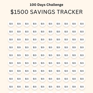 Daily Budget Planner Printable Template Financial Organizer Money Tracker Savings Goal Tracking System Simple Design Minimalist Aesthetic