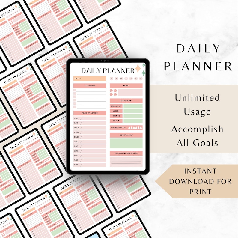 Goal Achievement Planner Daily Progress Tracker Minimalist Planning System Personal Development Tool Task Organization Template Success Measurement Guide Productivity Enhancement Method Time Management Solution Appointment Schedule Keeper