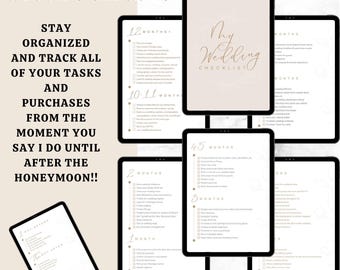 Wedding Planner Checklist Organizer Book Bride Planning Guide Preparation Kit Marriage Journal Detailed Bridal Shower Gift Idea Engagement
