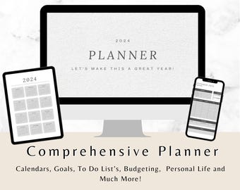 Adhd Daily Planner Printable Organization System Digital Download Productivity Task Management Journal Comprehensive Planning Tool