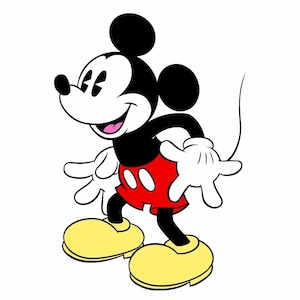 Mickey Mouse Digital File, Mickey Mouse SVG, Mickey Mouse Cut File