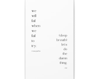 Inspirująca sztuka ścienna na płótnie Pozytywne potwierdzenie Wystrój domu Elegancki prezent dla niej Wystrój biura Sztuka Łazienka Typografia Sztuka Potwierdzenie