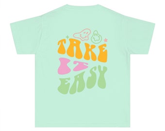 Take It Easy Youth Midweight Tee Comfort Colors