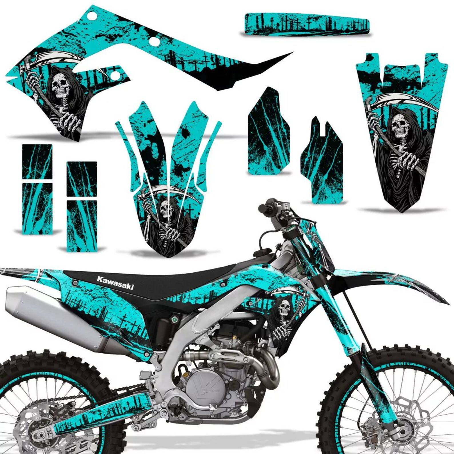 Custom Motorcycle Dirt Bike Decal Kits High-quality, - Etsy