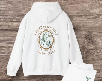 Smokin Green Duck Hunting Unisex Heavy Blend™ Hoodie Sweatshirt