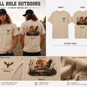 Pintail Drake Tshirt, Duck Hunting Shirt, Men's Classic Tee, Wildlife Bird Graphic Top, Outdoor Sports Apparel image 1