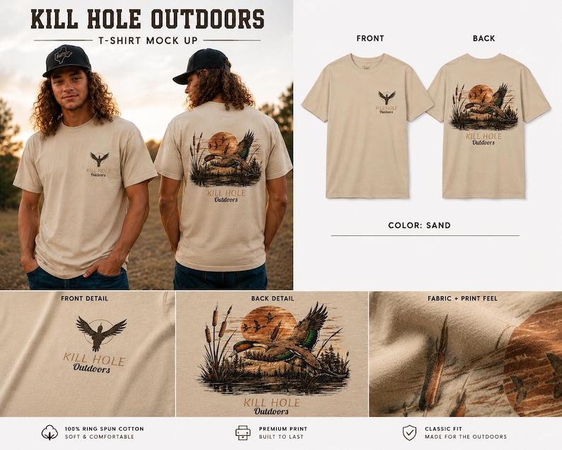 Pintail Drake Tshirt, Duck Hunting Shirt, Men's Classic Tee, Wildlife Bird Graphic Top, Outdoor Sports Apparel image 1