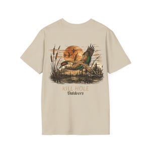 Pintail Drake Tshirt, Duck Hunting Shirt, Men's Classic Tee, Wildlife Bird Graphic Top, Outdoor Sports Apparel image 3
