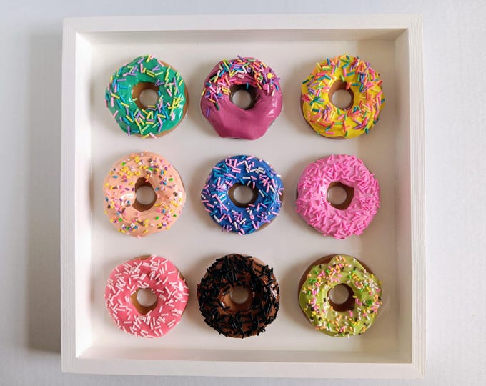 Donut Pop Art Sculpture