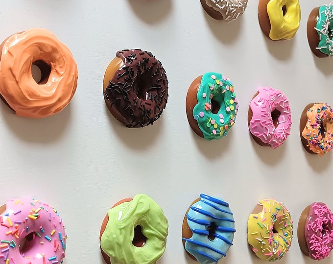 Donut Pop Art Sculpture 24"X36"