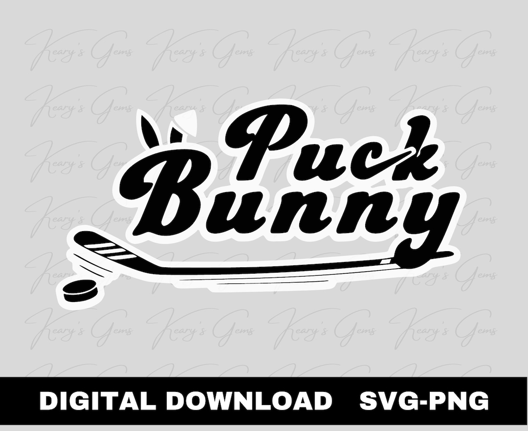 Puck Bunny SVG, Puck Bunny Sweater Download, Hockey Fan Hoodie SVG