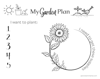 Garden Planner; Gardening for kids and beginners!