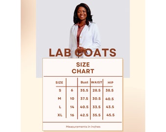 Lab COAT, Work Clothes, Long WHITE Coat, FREE Personalized