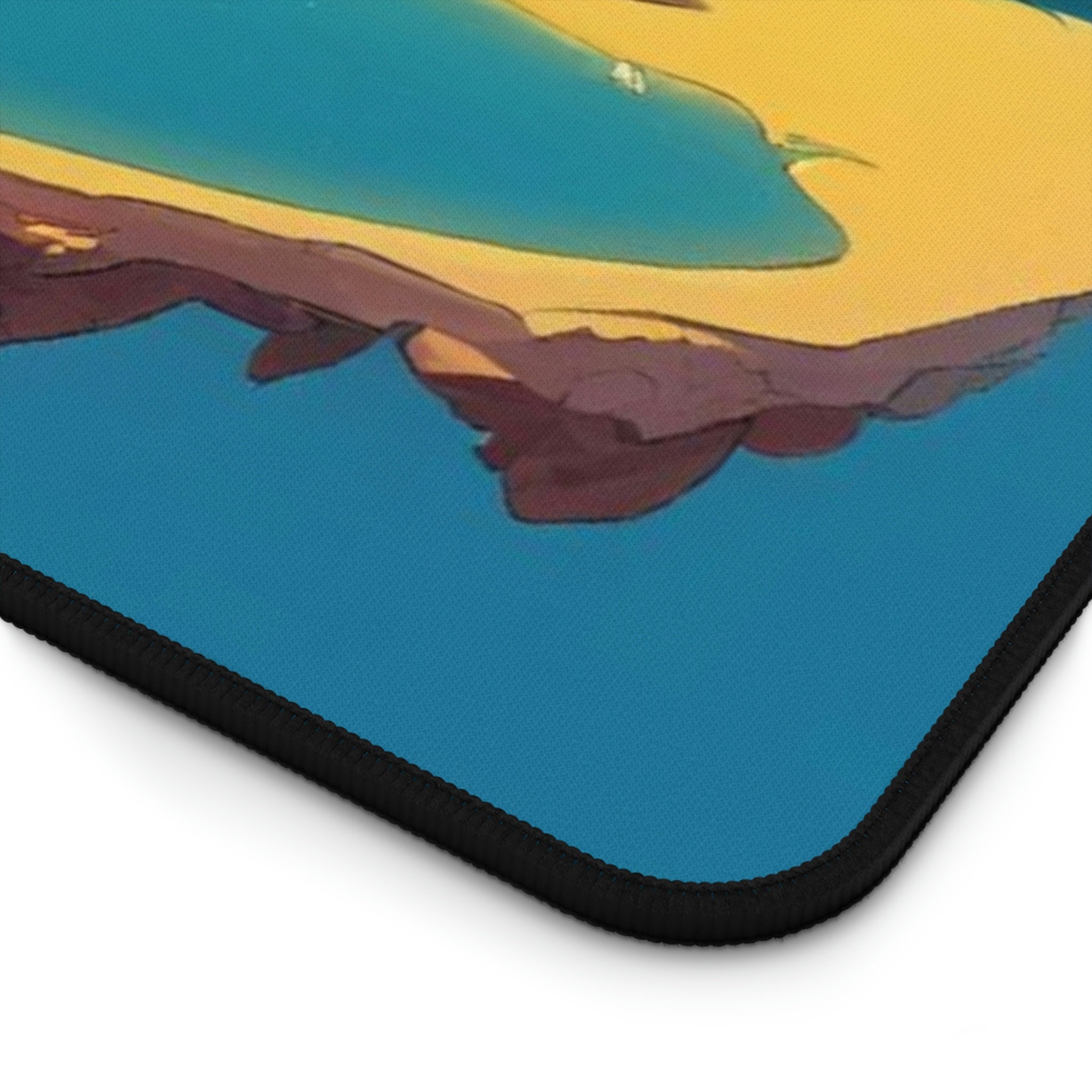 Yellow Island Desk Mat Gaming Mouse Pad Computer and Keyboard Mat/pad ...