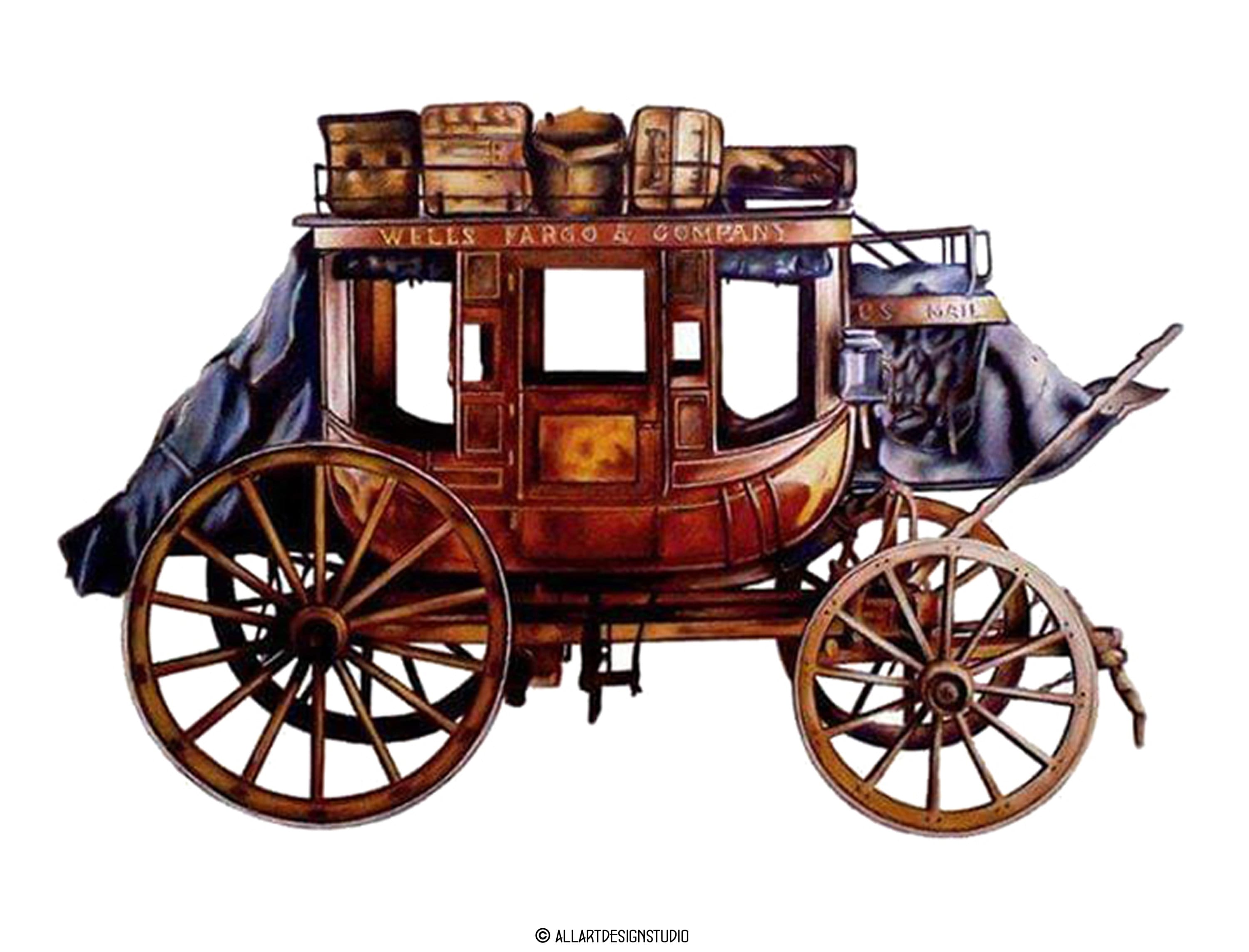 Wells Fargo Stagecoach Etsy