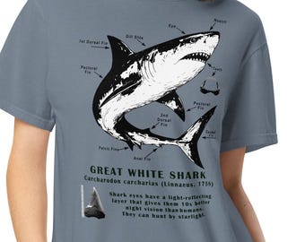 Great White Shark Anatomy T-Shirt