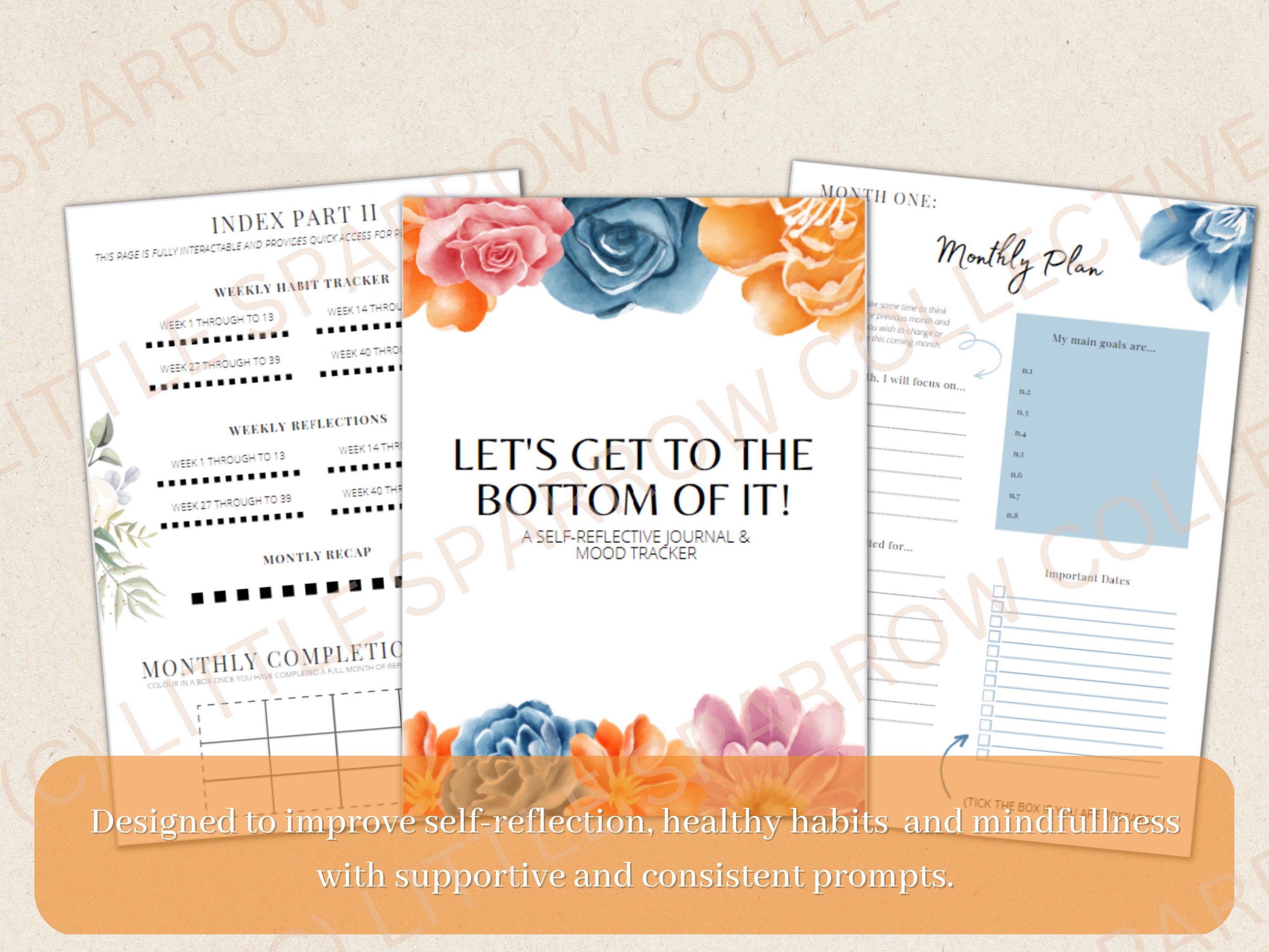 Digital Reflective Journal Digital Journal Digital Planner Digital