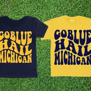 GO BLUE - HAIL - University of Michigan Toddler Tee