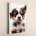 Printable Australian Shepherd Puppy Portrait Home Wall Decor Wall Art ...