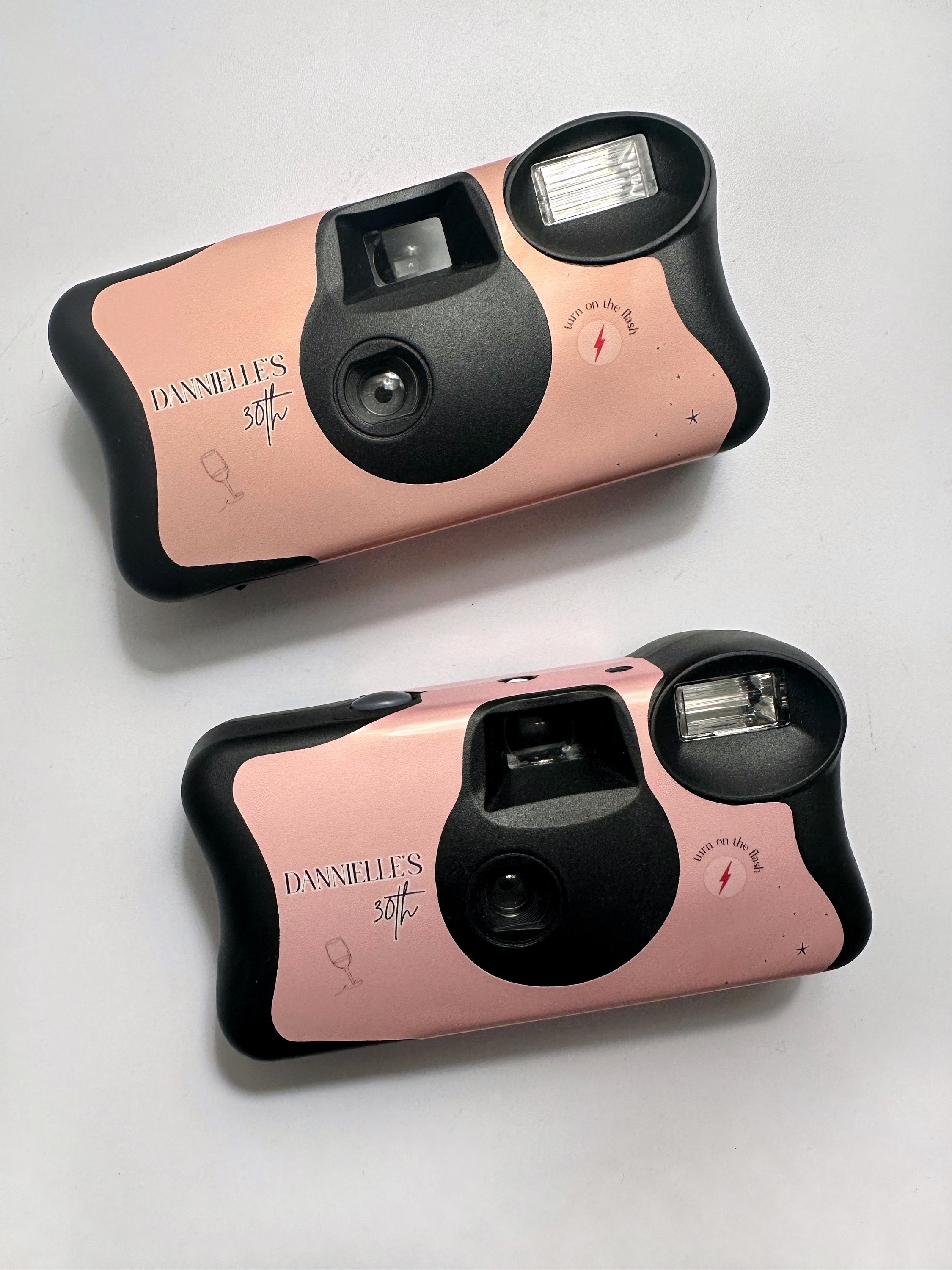 WRAP ONLY Custom Kodak Disposable Camera Wrap Pink Etsy