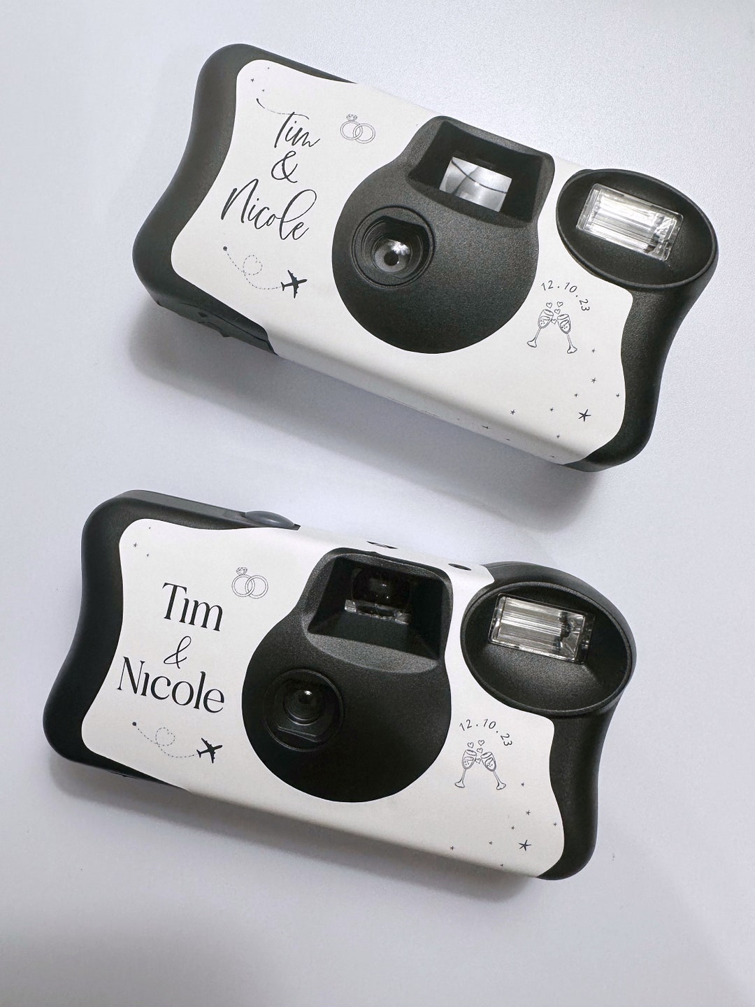 WRAP ONLY B&w Custom Kodak Disposable Camera Wrap Custom Camera Sticker