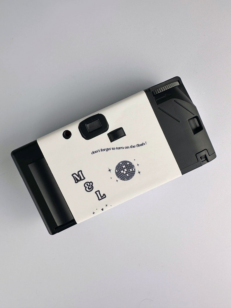 WEDDING WRAP ONLY 1 Shot Disposable Camera & Wrap Sticker Custom Camera