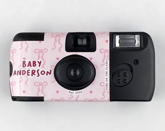 TYLKO OWIJANIE - Niestandardowy Fujifilm Quicksnap - Jednorazowe opakowanie na aparat - Niestandardowa naklejka na aparat - Baby Shower - Impreza - Ślub - Wieczór panieński - Wieczór panieński