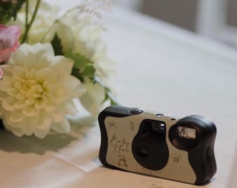 TYLKO OWIJANIE - Niestandardowe jednorazowe opakowanie na aparat Kodak - Niestandardowa naklejka na aparat - Baby Shower Ślub Zaręczyny Wieczór panieński Wieczór panieński