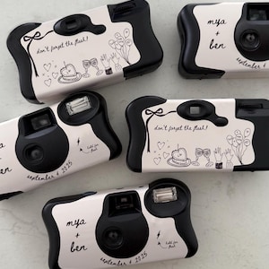 WRAP ONLY - Custom Kodak Disposable Camera Wrap  - Custom Camera Sticker - Wedding - Engagement Party - Hen&#39;s Party – Bachelorette - EVJF