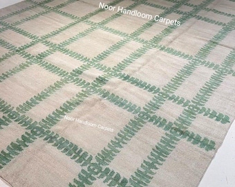 Custom Size Rug | Handmade Large Area Rug 9x12 | Turkish Vintage Rug 8x10 | Oriental Living Room Rug