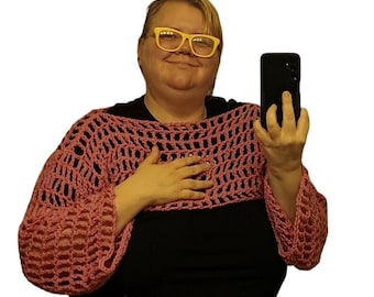 Crochet Plus Size Sleeves/Shrug Pattern - **PATTERN ONLY!!**