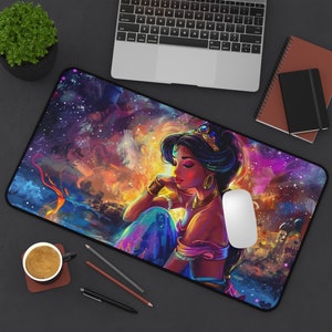 JASMIN - DISNEY PRINCESS - Desk Mat, Aladdin, Office, Movie, Cartoon, Gift