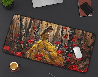 BELLE - DISNEY PRINCESS - Belle en het beest, bureauonderlegger, kantoor