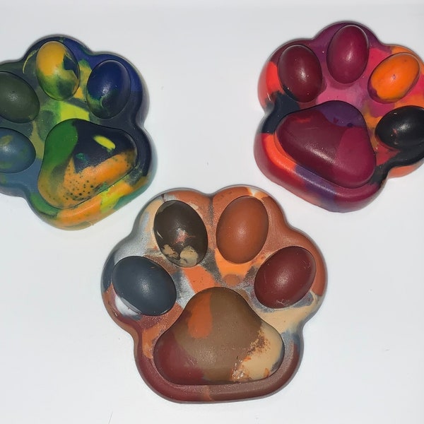 Multi-Color Paw Crayons (3-Pack)