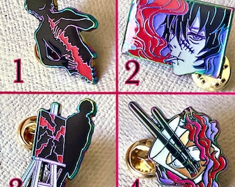 4 OPTIONS Towa Slow Damage Enamel Pin スロダメ