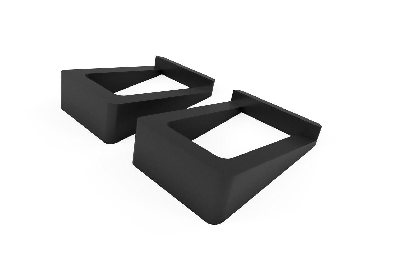 Desktop Speaker Stands x2 Bookshelf Wedge Risers 15 Etsy