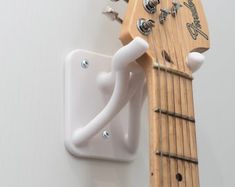 Guitar Wall Mount | Organic 3D printed geometry | Hanger | Hook | Display Stand | Perfect Gift for Guitarist Christmas