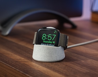 Apple Watch Stand / Charging Dock / Station / Wireless / Modern / Compact / Minimalist / Desk Accessories / Gift Idea Christmas