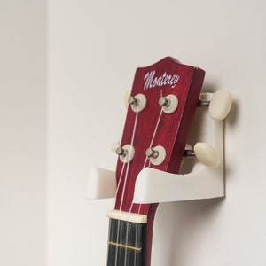 Ukulele Wall Mount | Stand | Hanger | w/ Adhesive Tape or Screws